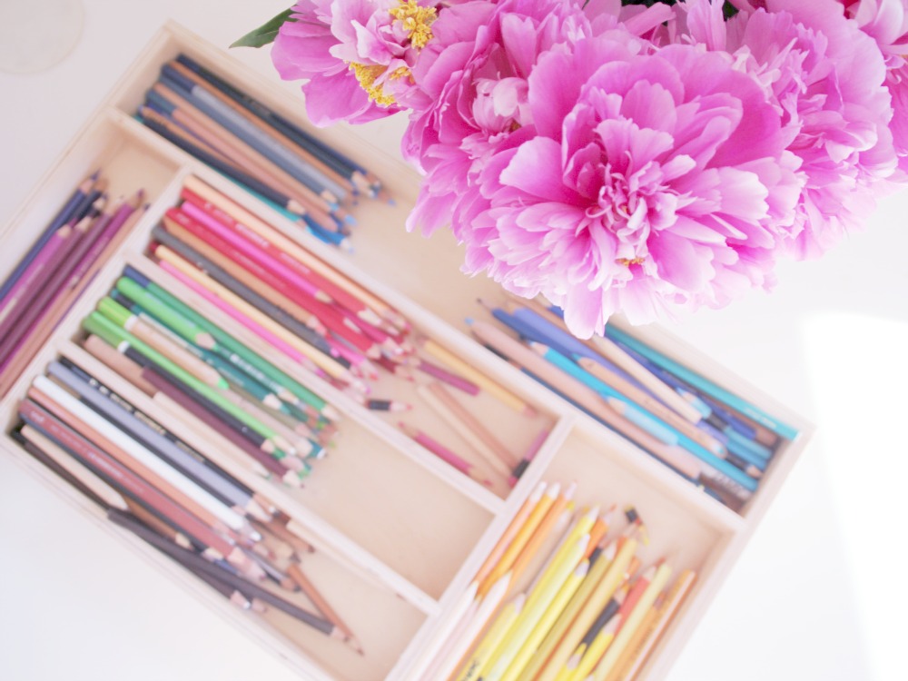 Ordnung im Kinderzimmer – Stifte aufräumen