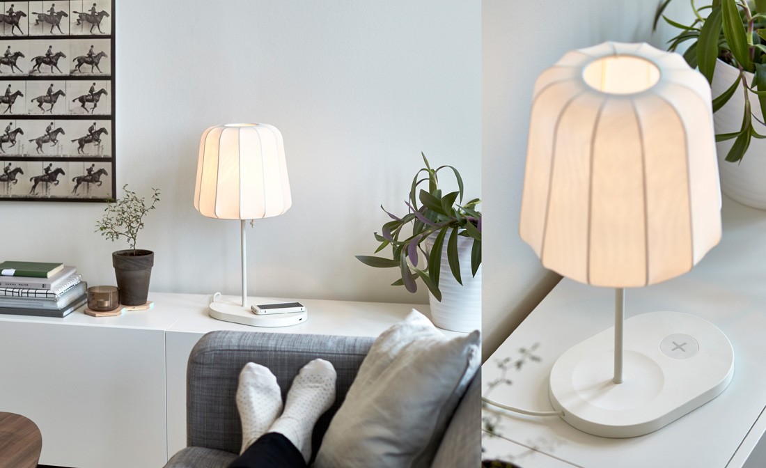 Die neue Design-Kollektion von IKEA mit kabelloser Ladefunktion