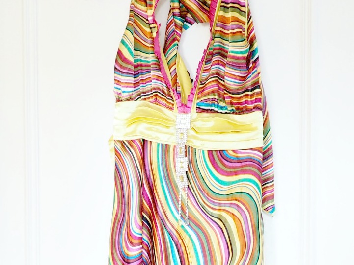 Secondhandkleid aus den 70ern
