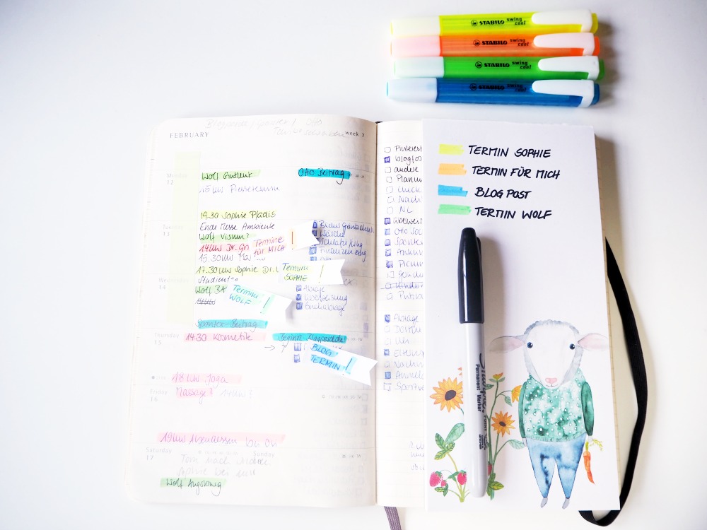 Schnell & simpel planen: Der Farbcode für euren Kalender