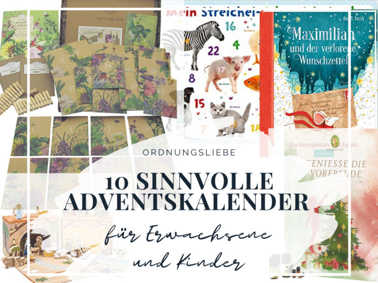 10 sinnvolle Adventskalender für Erwachsene und Kinder